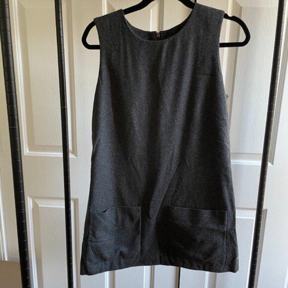 French Connection Wool Mini Dress Smock Size 10 - Picture 2 of 7